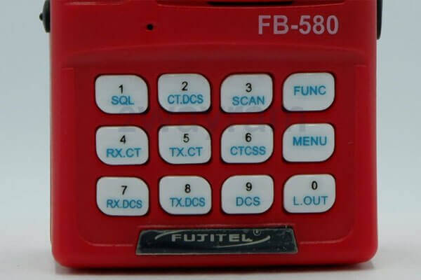 ปุ่มกดวิทยุสื่อสาร FUJITEL FB-580 vb