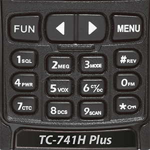 วิทยุสื่อสาร SPENDER TC-741H Plus แป้นพิมพ์
